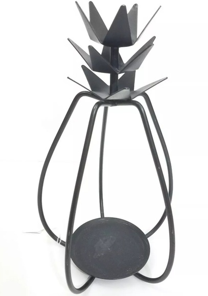 Pineapple Pillar Candle Holder - Picture 1 of 6